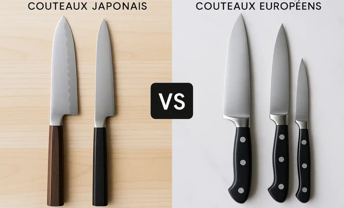 Couteau japonais vs couteau européen : quelles différences ? Image