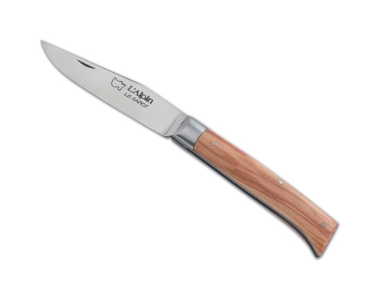 Couteau Au Sabot L'Alpin 10cm Olivier