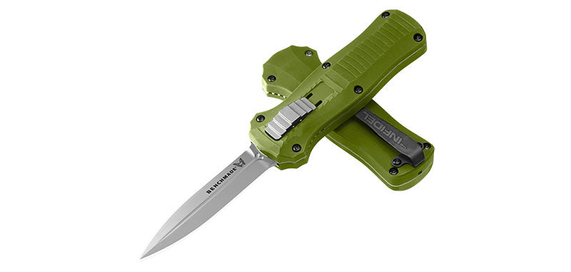 Couteau Automatique Mini Infidel Woodland Vert