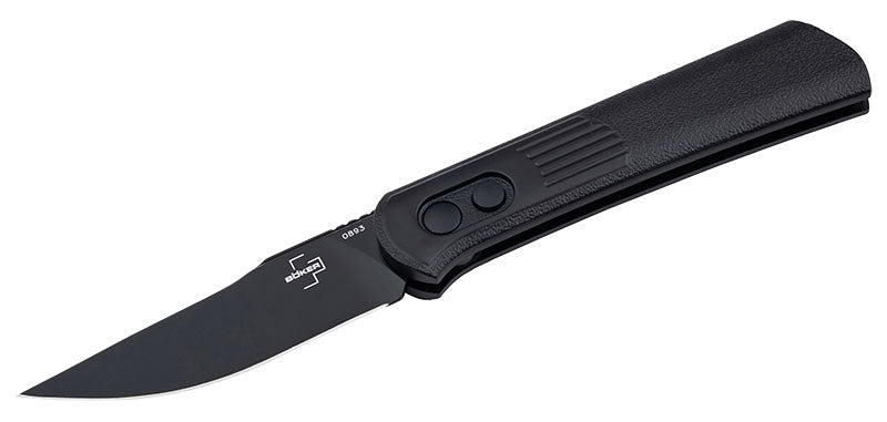 Couteau Automatique Noir Urbain Alluvial Böker Plus