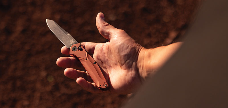 Couteau Automatique Osborne Marron Benchmade