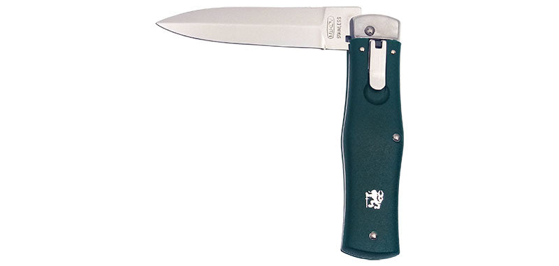 Couteau Automatique Predator Vert Mikov