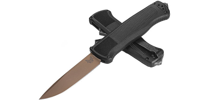 Couteau Automatique Shootout Désert noir Benchmade