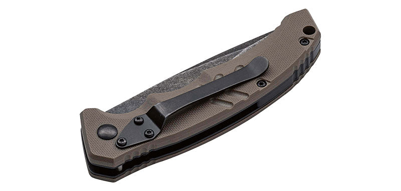 Couteau Automatique marron Intention II Coyote Böker Plus