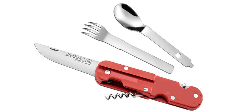 Couteau Bivouac Rouge TB Outdoor