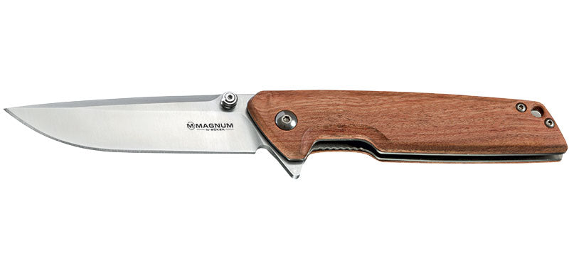 Couteau Boker Magnum Straight Brother Wood