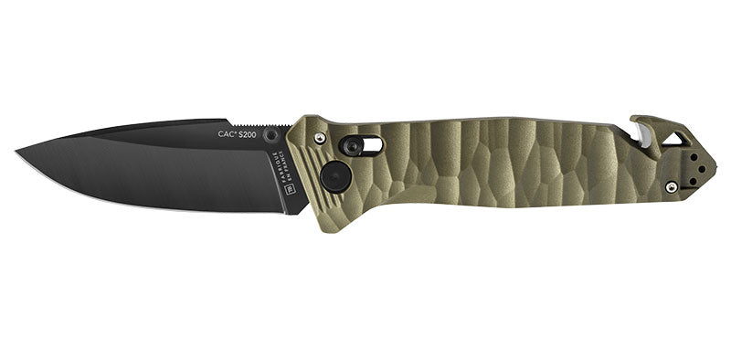 Couteau Cac Kaki TB Outdoor CS200 Lisse Toxifié