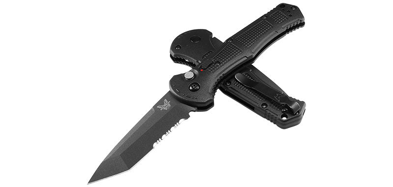 Couteau Claymore Automatique Benchmade Lame mixte