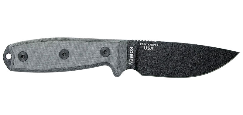 Couteau ESEE-3 Noir Manche Gris