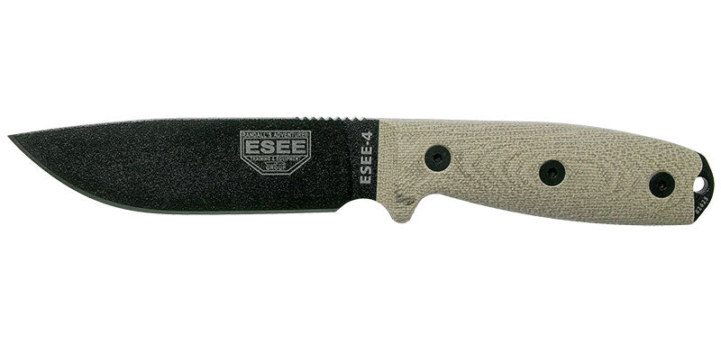 Couteau ESEE-4 Lame Noire Vert clair ESEE