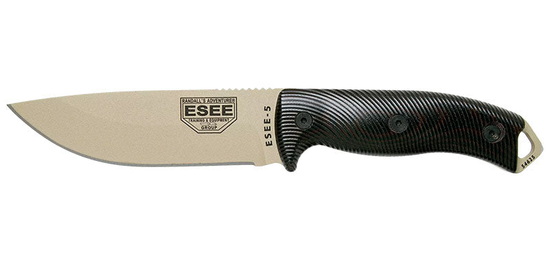 Couteau ESEE-5 Lame Désert Noir ESEE