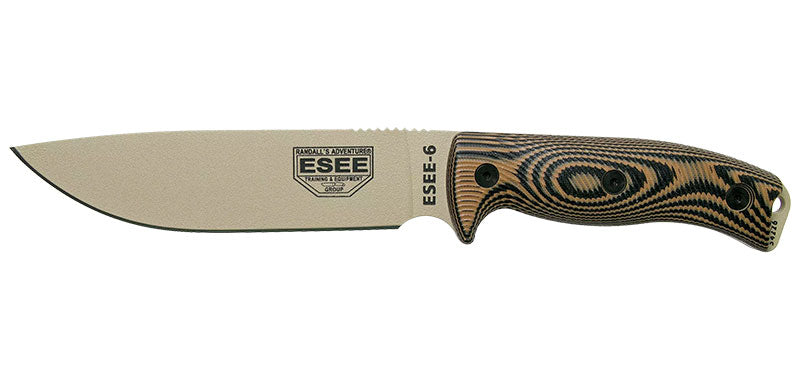 Couteau ESEE-6 Lame Désert Coyote/Noir ESEE