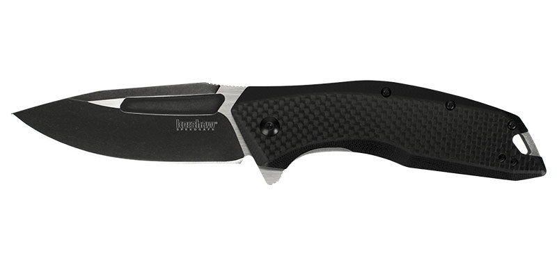 Couteau Edc Urbain Noir Flourish Kershaw