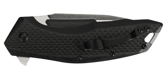 Couteau Edc Urbain Noir Flourish Kershaw