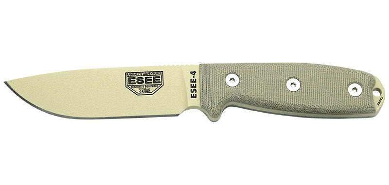 Couteau Fixe ESEE-4 Lame Désert