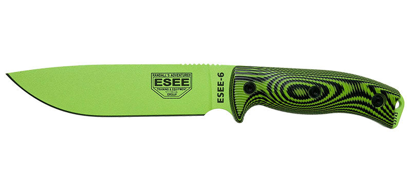 Couteau Fixe ESEE-6 Lame Venom Green