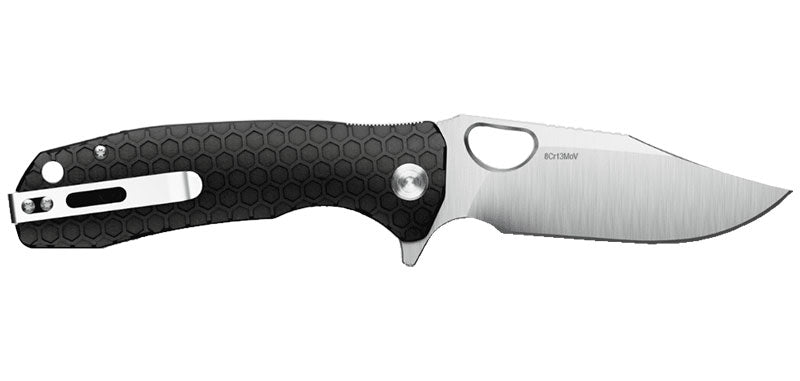 Couteau Flipper Medium Noir Honey Badger