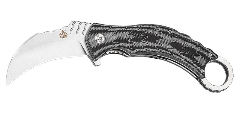 Couteau Karambit Eagle Gris/Noir QSP