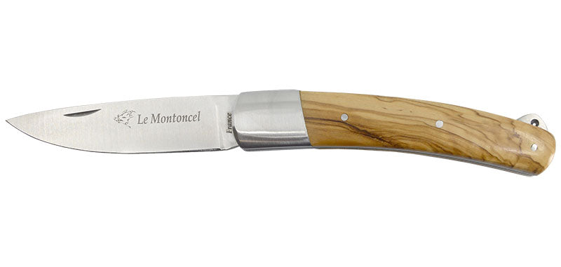 Couteau Le Montoncel Bois D'olivier 
