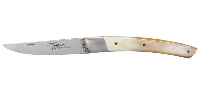 Couteau Le Thiers Corne Blanche Naturel