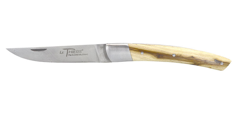 Couteau Le Thiers Damas Chevalerias