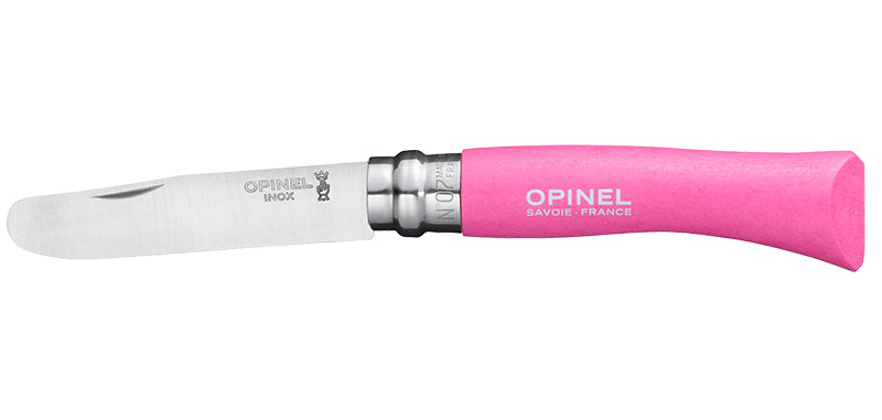 Couteau Opinel Mon Premier Opinel N°07 Inox Fuchsia