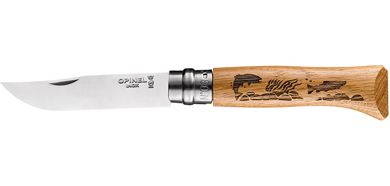 Couteau Opinel N°8 Animalia Poisson