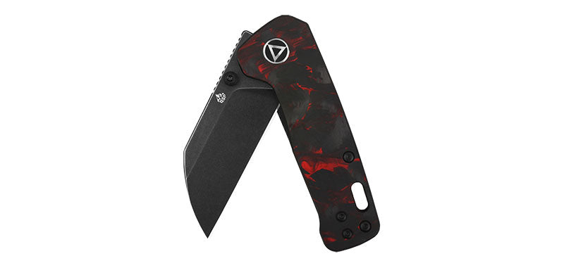 Couteau Penguin Mini Noir/Rouge QSP