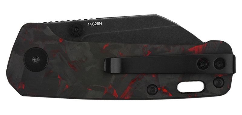 Couteau Penguin Mini Noir/Rouge QSP