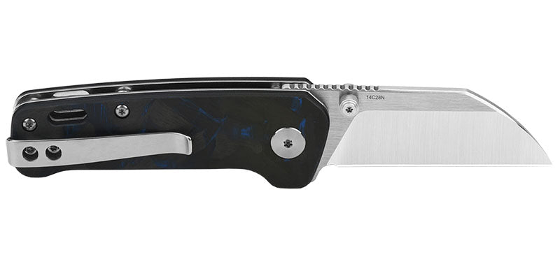 Couteau Penguin Mini Noir et Bleu QSP