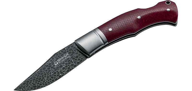 Couteau Pliant Boker Boxer Damascus