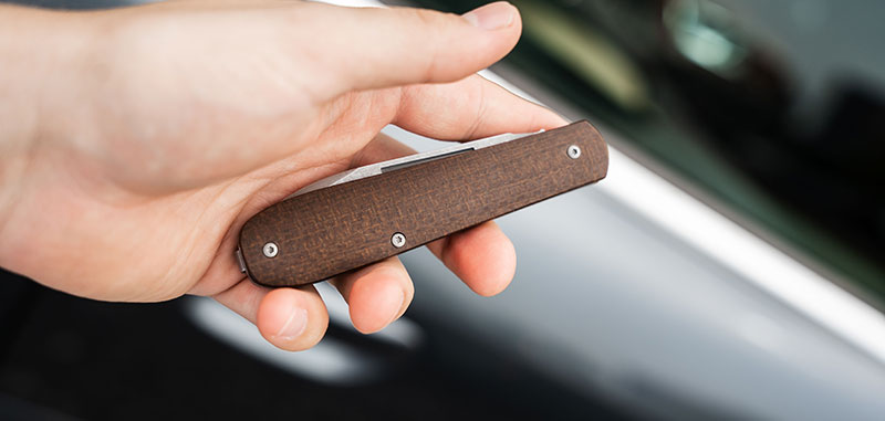 Couteau Pliant Boker Coffin Jute Micarta