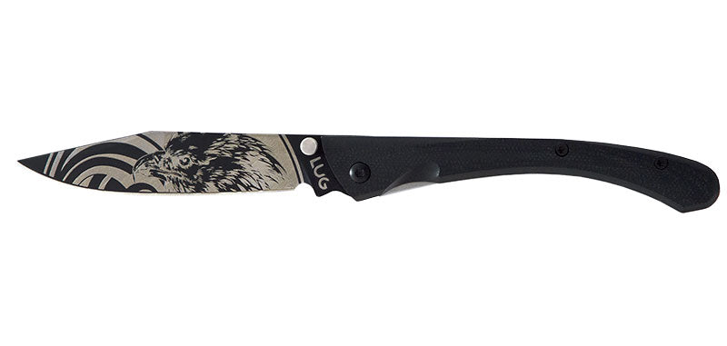 Couteau Pliant C63 Aigle Noir Lug