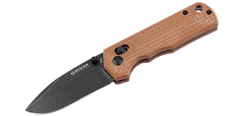 Couteau Pliant Micarta Marron Boker Magnum