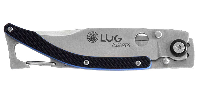 Couteau Pliant SP1S Noir/Bleu Lug