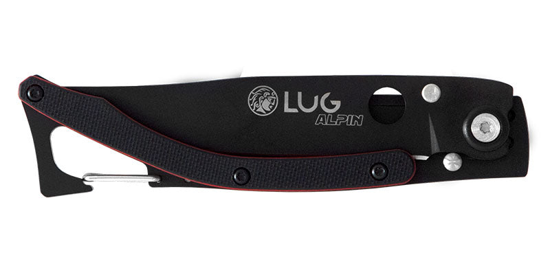 Couteau Pliant SP1T Noir/Rouge Lug