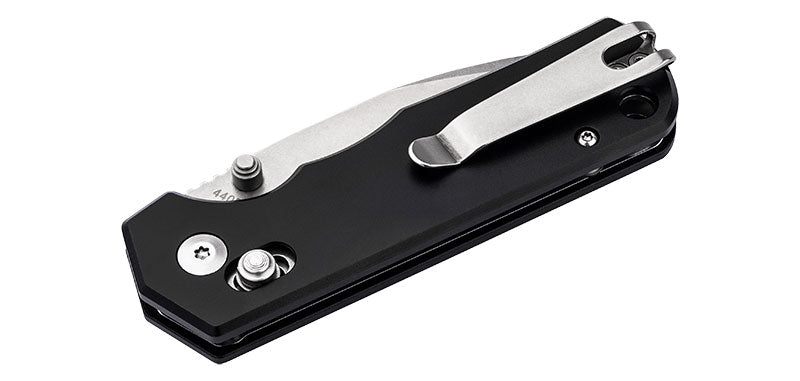 Couteau Pliant noir Crossbar Lock Boker magnum Rockstub