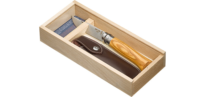 Couteau Plumier Inox N°08 Olivier