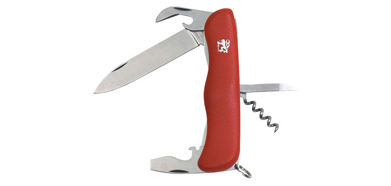 Couteau Rouge Multifonctions Mikov