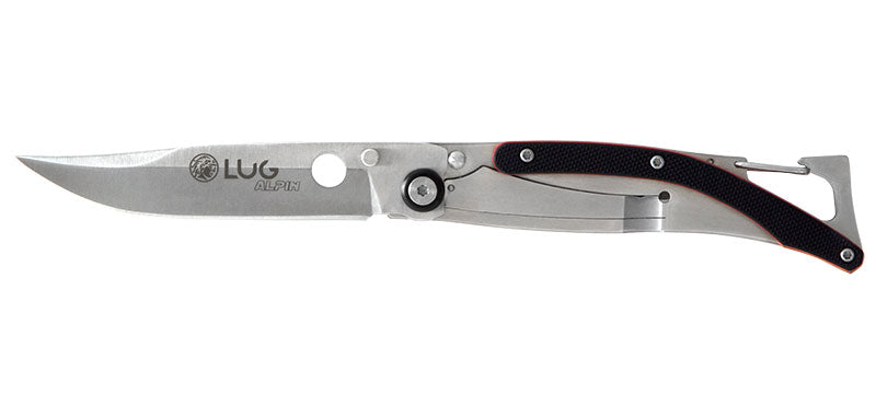 Couteau SP1S Noir/Rouge Lug