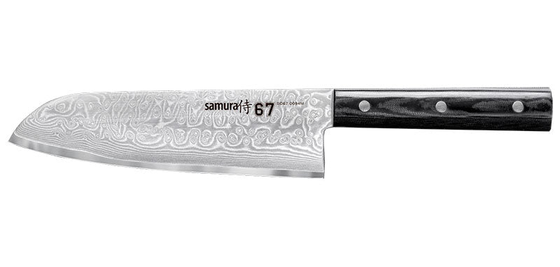 Couteau Santoku Damas 67 couches Samura