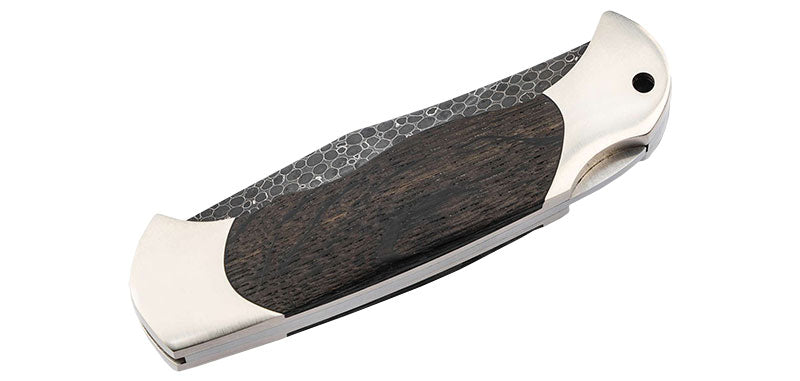 Couteau Scout Mooreiche Damast Boker