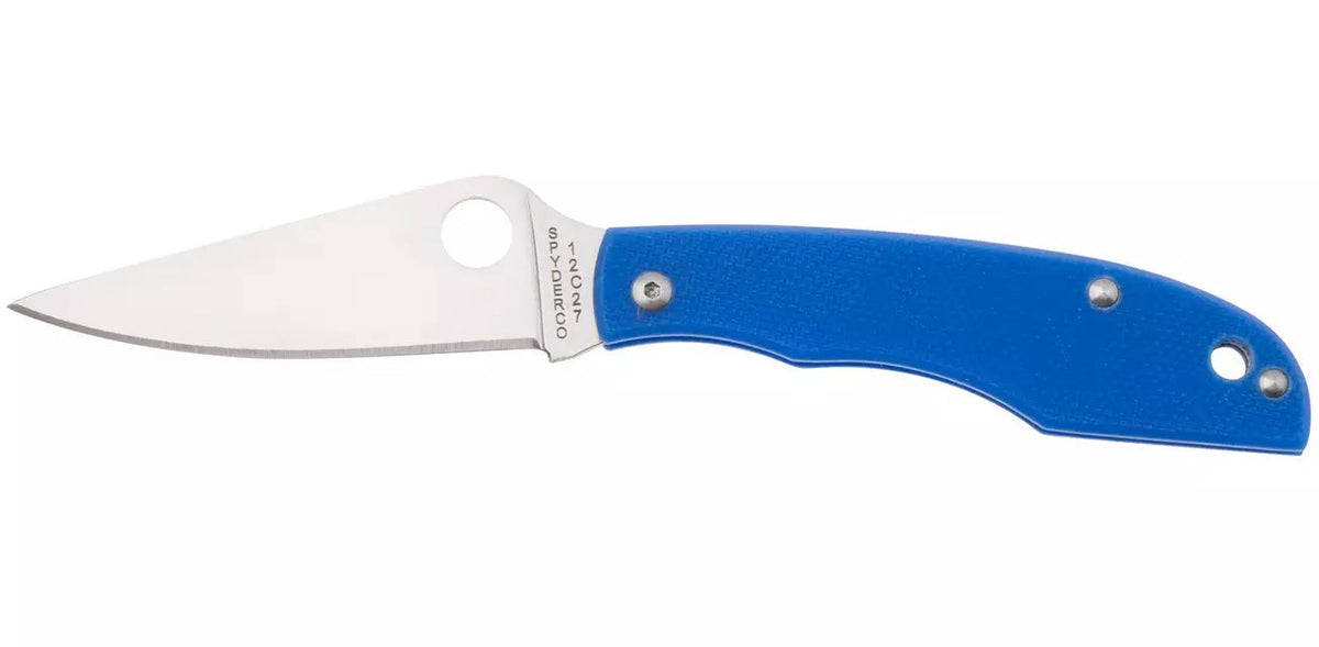 Couteau Spyderco Grasshopper G10 Bleu
