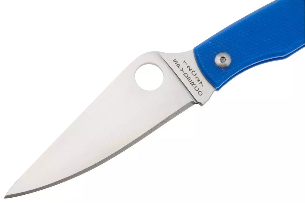 Couteau Spyderco Grasshopper G10 Bleu