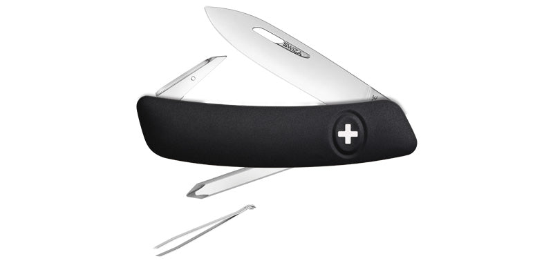 Couteau Suisse D02 Noir Swiza
