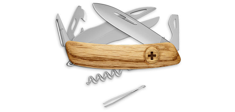 Couteau Suisse D07 Allmatt Chêne Swiza