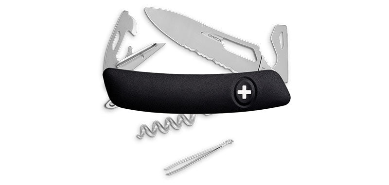 Couteau Suisse SH03 Allmatt Noir Swiza