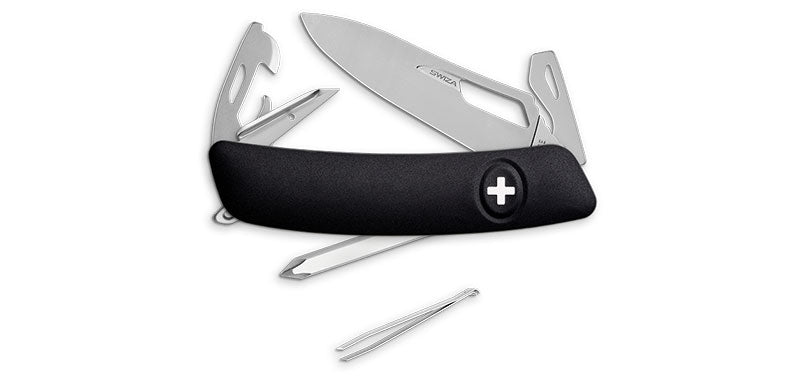 Couteau Suisse SH04 Allmatt Noir Swiza
