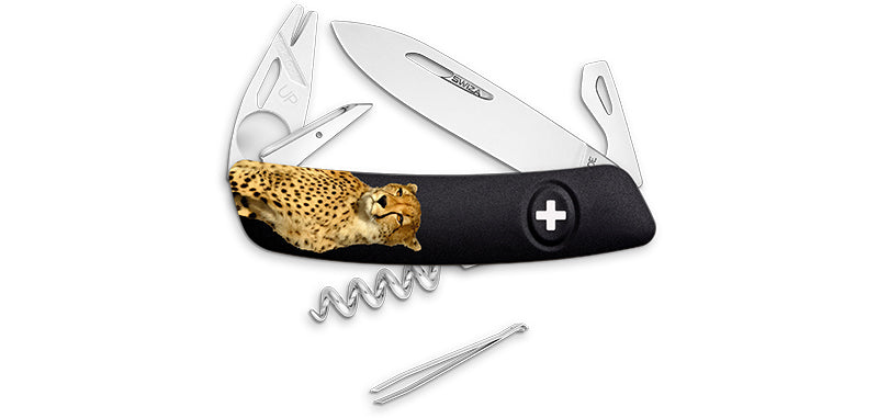 Couteau Suisse TT03 Tick Tool Léopard Swiza