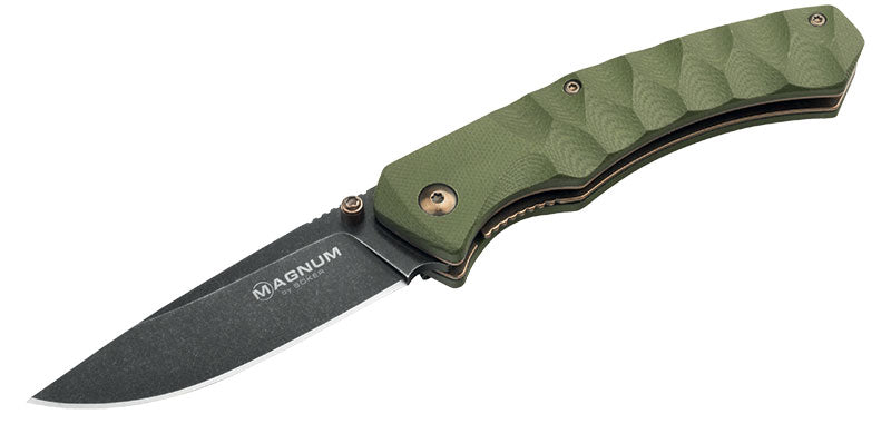 Couteau Vert Pliant Boker magnum Iguanodon